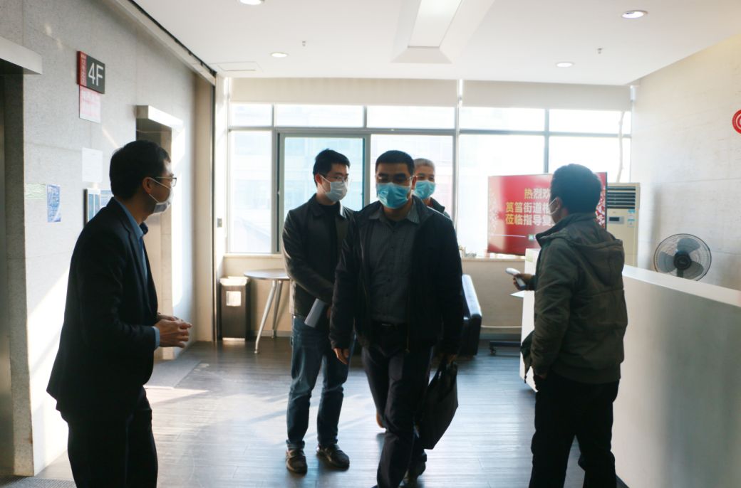 多志成城，携手抗疫 | 筼筜街路主任苏克一行光临南宫NG28领导复工情况